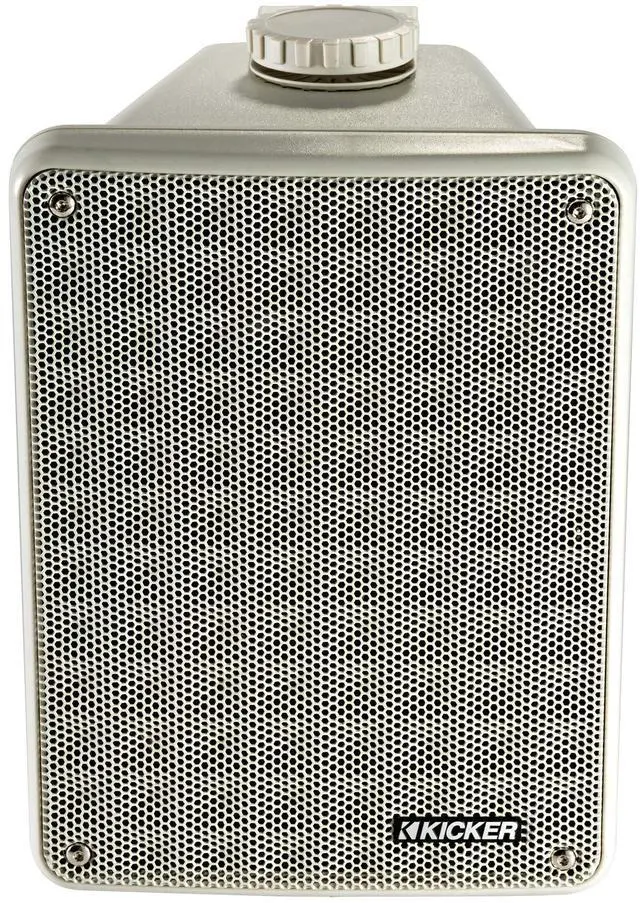 Alt view image 18 of 20 - Kicker 46KB6G KB6 Outdoor/Indoor Speakers - Gray