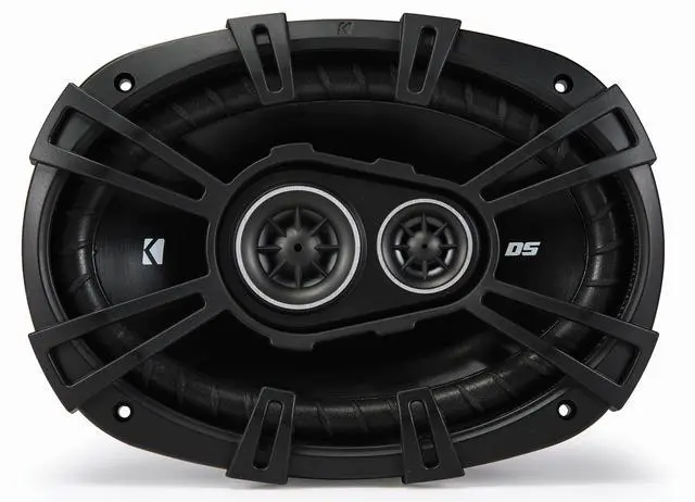 Alt view image 3 of 9 - 2 new kicker 43dsc69304 d-series 6x9 360 watt 3-way car audio coaxial speakers