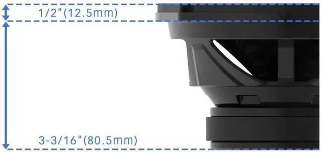 Alt view image 10 of 14 - Kenwood KFC6998 6x9 inch Oval 5-Way Car Speakers - Black