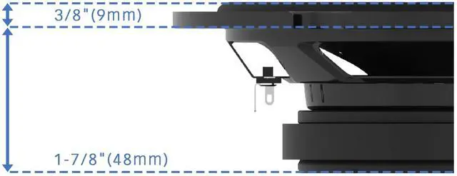 Alt view image 10 of 14 - Kenwood KFC1698 6-1/2 inch Round 2-Way Car Speakers - Black