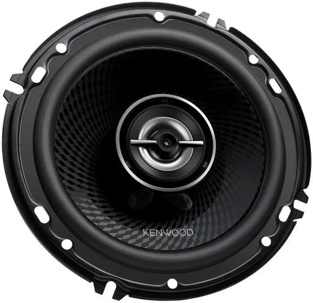 Alt view image 13 of 14 - Kenwood KFC1698 6-1/2 inch Round 2-Way Car Speakers - Black