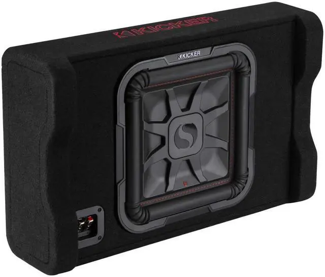Alt view image 11 of 11 - Kicker 49L7TDF122 Down-Firing 12" L7T 2-Ohm Subwoofer Enclosure, 600 Watts RMS