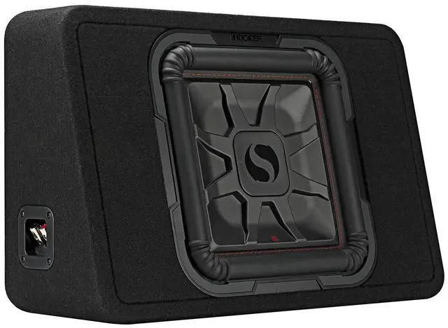 Alt view image 6 of 7 - Kicker 46TL7T122 TL7T 12"" (30cm) Solo-Baric Subwoofer in Thin Profile Enclosure  2-Ohm  600 Watt