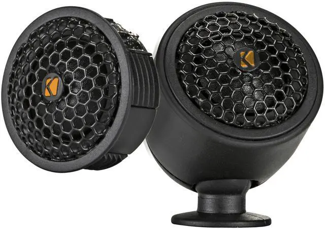 Main image of 51KST2504 - KST250 1-Inch tweeters w/x-Overs and Swivel mounts, 4ohm, Pair | Crisp 1 Inch High-Frequency Audio Upgrade for Door and Dash Speakers, Adjustable Aiming, Set of 2 for Stereo Builds