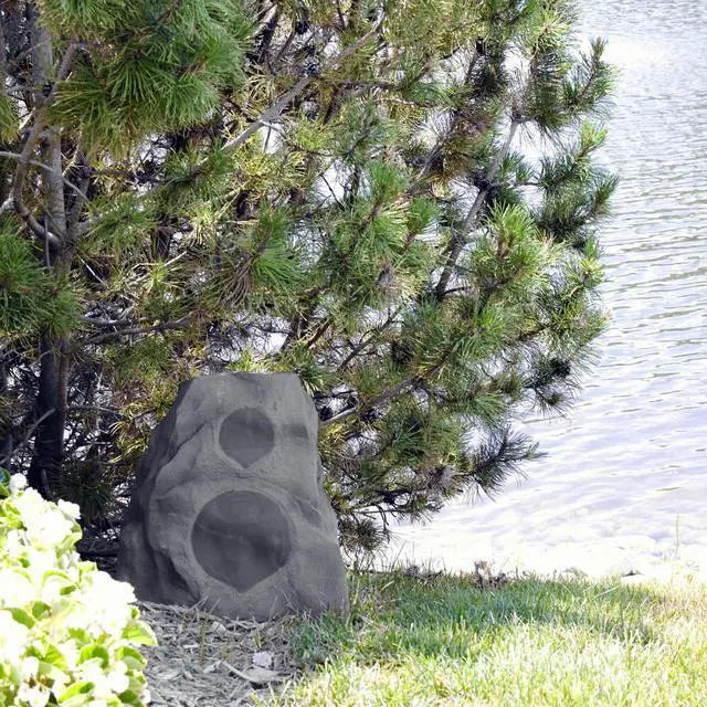 Alt view image 17 of 18 - Klipsch AWR-650-SM All Weather 2-Way Speaker - Each (Granite)