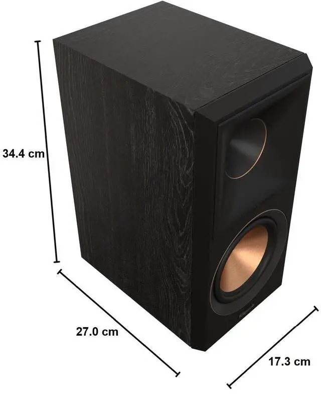 Alt view image 9 of 13 - Klipsch RP-500MBII Reference Premiere Bookshelf Speakers - Ebony