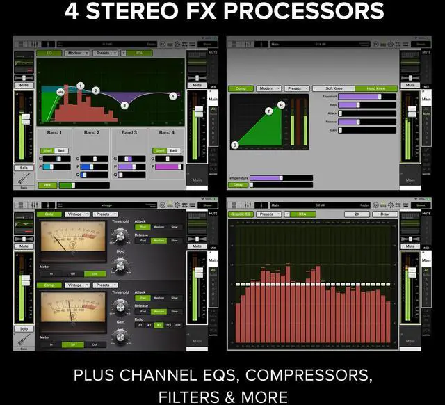 Alt view image 6 of 11 - Mackie DL16SE 16-channel Rackmount Digital Mixer