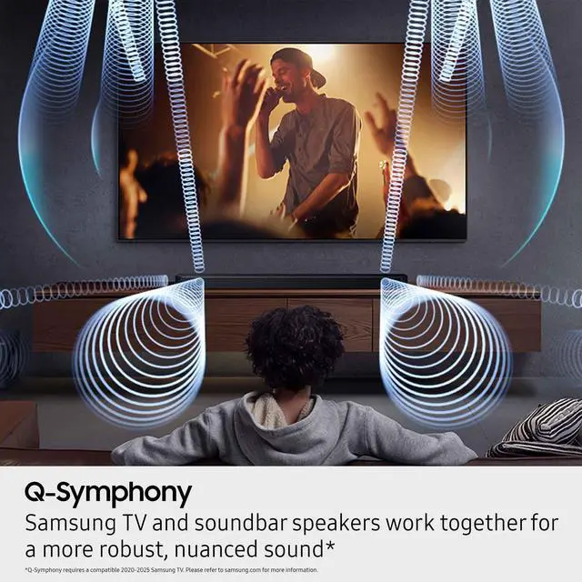 Alt view image 5 of 7 - Samsung HWQ990F 11.1.4 Channel Q-Series Soundbar with Subwoofer and Rear Speakers