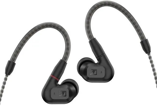 Main image of Sennheiser Consumer Audio IE 200 In-Ear Audiophile Headphones - TrueResponse Transducers for Neutral Sound, Impactful Bass, Detachable Braided Cable with Flexible Ear Hooks - Black