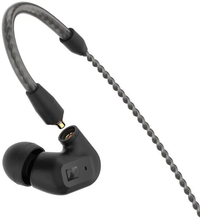 Alt view image 4 of 14 - Sennheiser Consumer Audio IE 200 In-Ear Audiophile Headphones - TrueResponse Transducers for Neutral Sound, Impactful Bass, Detachable Braided Cable with Flexible Ear Hooks - Black