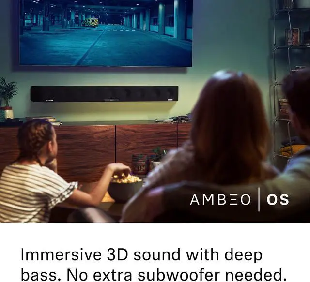 Alt view image 9 of 14 - New Sennheiser Ambeo Soundbar 5.1.4-Channel Ambeo Soundbar With Dolby Atmos/Dts:X