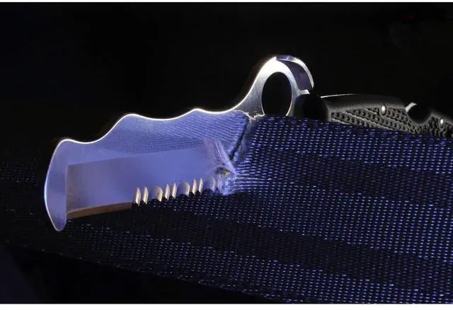 Alt view image 6 of 13 - Spyderco Rescue Lightweight Knife with 3.12" VG-10 Steel Blade and Black FRN Handle - SpyderEdge - C45SBK