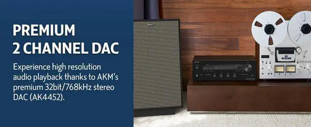 Alt view image 9 of 10 - Onkyo TX-8470 Network Stereo Receiver with Wi-Fi, HDMI, and Bluetooth (2024)