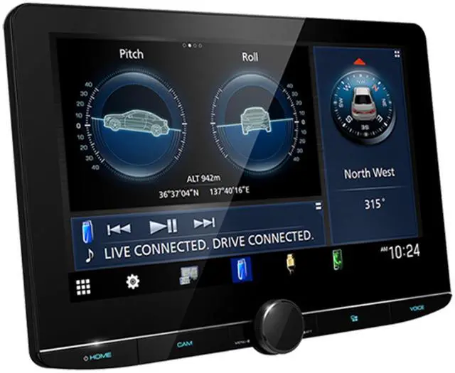 Alt view image 6 of 10 - Kenwood DMX1058XR 10.1" Multimedia Receiver w/ Wireless CarPlay & Android Auto