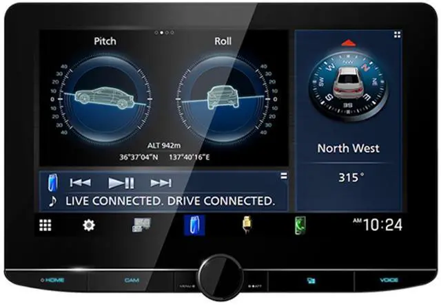 Alt view image 7 of 10 - Kenwood DMX1058XR 10.1" Multimedia Receiver w/ Wireless CarPlay & Android Auto