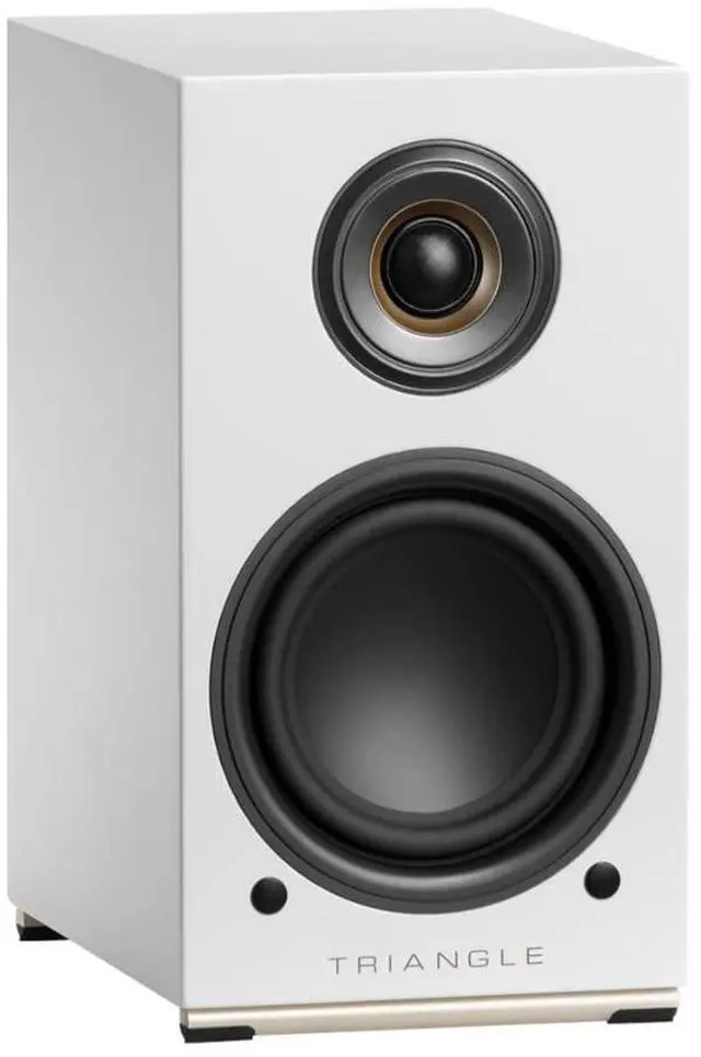 Alt view image 13 of 16 - Triangle Audio AIO TWIN HiFi Bluetooth/WiFi Home Audio Bookshelf Speakers, White