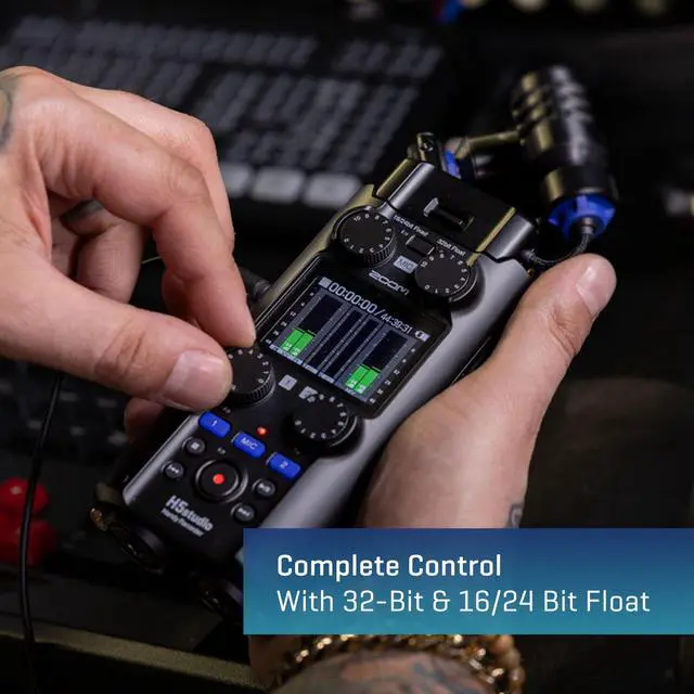 Alt view image 3 of 3 - Zoom H5studio Handy Recorder with 32-Bit Float, Gain Knobs, 6-Track Recording, Large 19.4mm Microphone, F-Series Preamps, USB Audio Interface, Advanced Limiters, for Filmmakers, Musicians & Creators