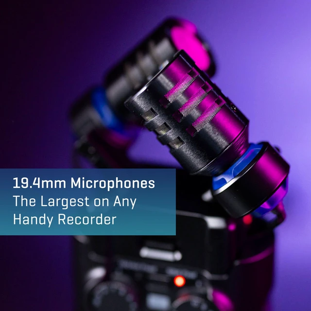 Alt view image 4 of 5 - Zoom H5studio Handy Recorder with 32-Bit Float, Gain Knobs, 6-Track Recording, Large 19.4mm Microphone, F-Series Preamps, USB Audio Interface, Advanced Limiters, for Filmmakers, Musicians & Creators