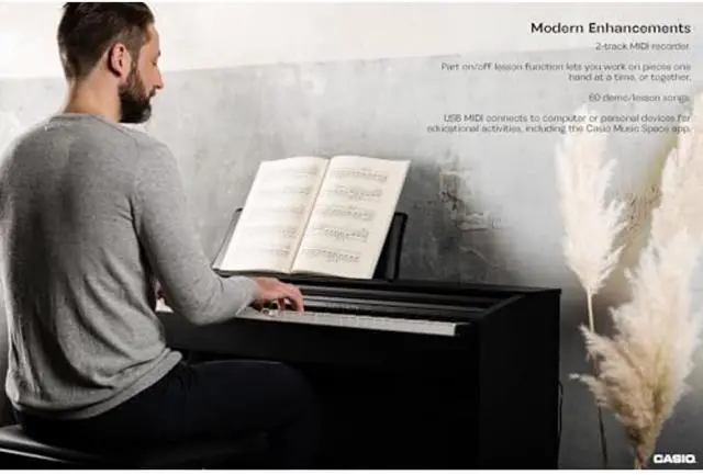 Alt view image 16 of 16 - Casio Privia PX-770 Digital Piano (Black)