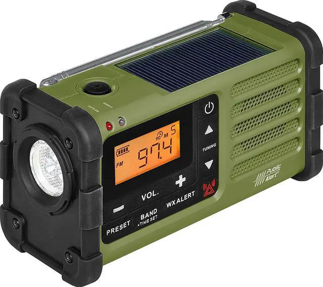 Alt view image 2 of 11 - Sangean SG-112 AM/FM Multi-Powered Weather Emergency Radio