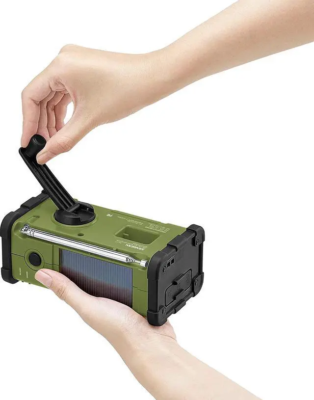 Alt view image 5 of 11 - Sangean SG-112 AM/FM Multi-Powered Weather Emergency Radio
