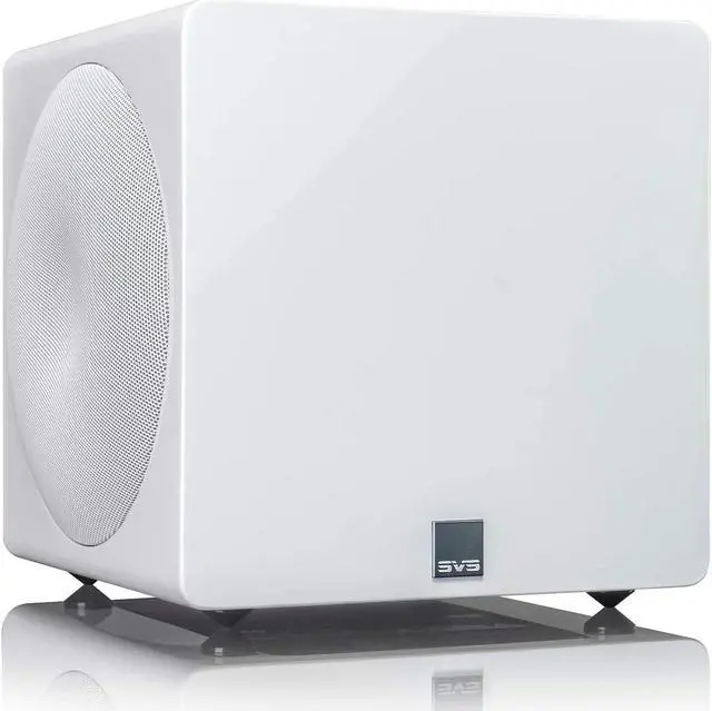Main image of SVS 3000 Micro Subwoofer (Piano Gloss White) | Active Dual 8-in Drivers, 800 Watt RMS, Sealed Cabinet
