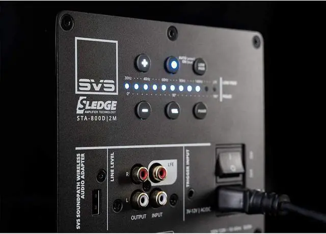 Alt view image 3 of 16 - SVS 3000 Micro Subwoofer (Piano Gloss Black) | Active Dual 8-in Drivers, 800 Watt RMS, Sealed Cabinet