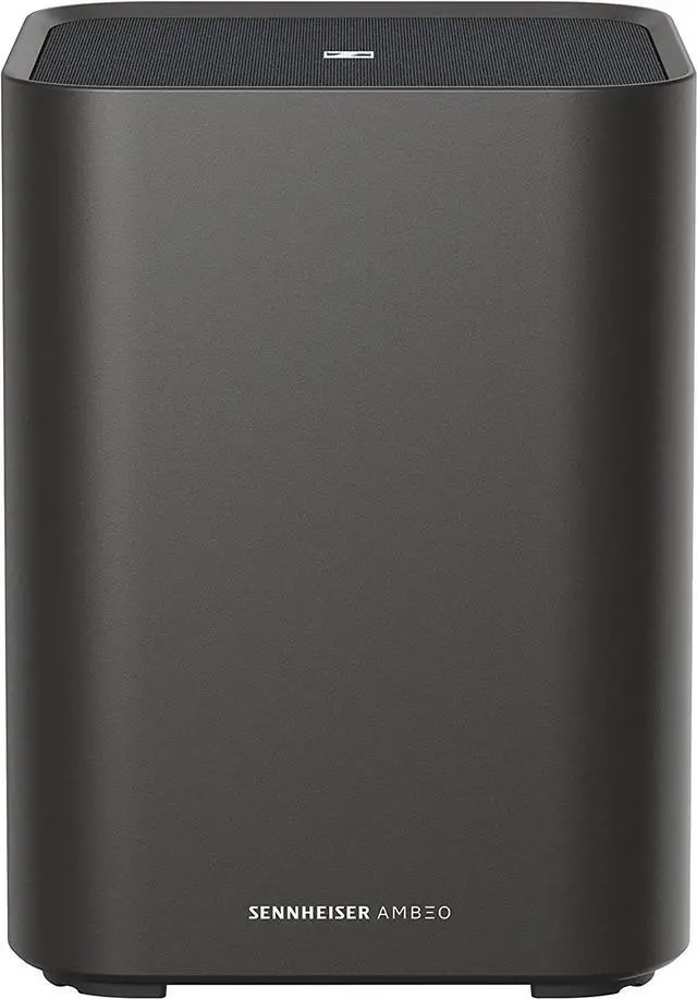 Main image of Sennheiser AMBEO Subwoofer for TV and Music with Immersive 3D Surround Sound a Thundering Deep Bass Down to 27 Hz - 8'' Woofer with 350W Class D Amplifier - Black