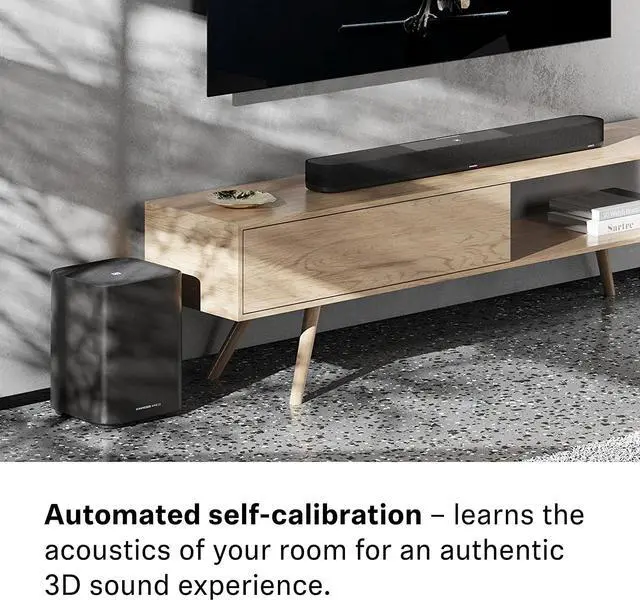 Alt view image 5 of 6 - Sennheiser AMBEO Subwoofer for TV and Music with Immersive 3D Surround Sound a Thundering Deep Bass Down to 27 Hz - 8'' Woofer with 350W Class D Amplifier - Black