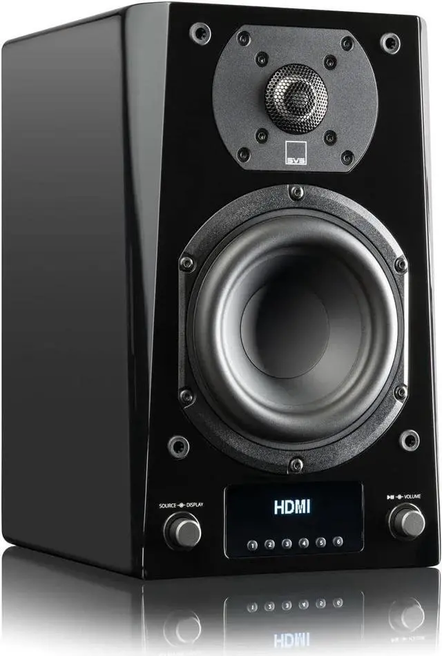 Alt view image 2 of 10 - SVS Prime Wireless Pro Powered Speaker System with Chromecast and Airplay 2 - Pair (Piano Gloss)