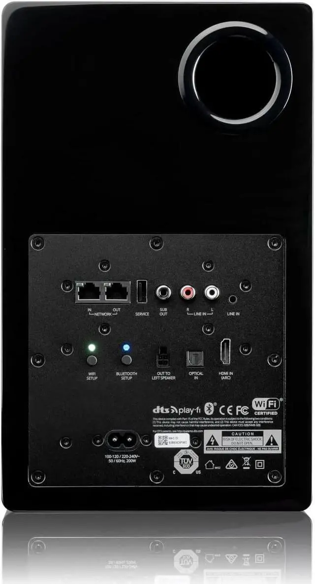 Alt view image 4 of 10 - SVS Prime Wireless Pro Powered Speaker System with Chromecast and Airplay 2 - Pair (Piano Gloss)
