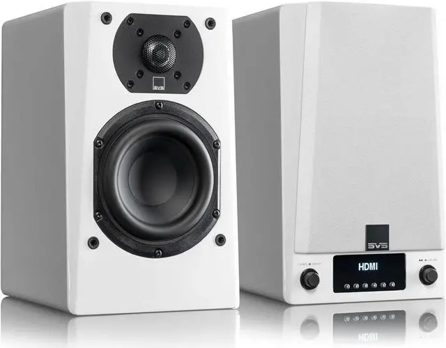 Main image of SVS Prime Wireless Pro Powered Speaker System with Chromecast and Airplay 2 - Pair (White Gloss)
