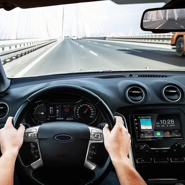 Alt view image 6 of 16 - KENWOOD DMX8709S 6.8-Inch Capacitive Touch Screen, Car Stereo, Wireless CarPlay and Android Auto, Bluetooth, AM/FM Radio, MP3 Player, USB Port, Double DIN, 13-Band EQ, SiriusXM