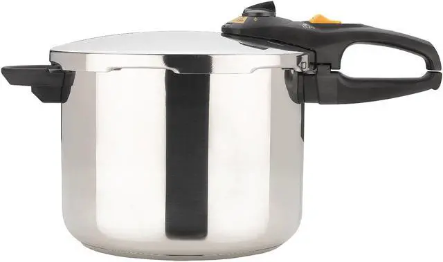 Alt view image 6 of 9 - Fagor Duo Stainless Steel 8 Quart Pressure Cooker 918060787