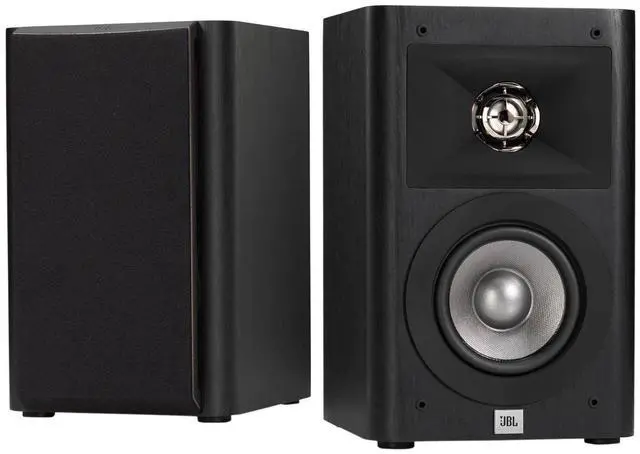 Alt view image 4 of 11 - JBL Studio 220 4" 2-Way Bookshelf Speakers - Pair (Black)