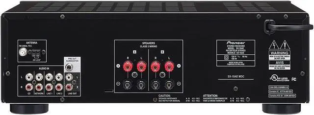 Alt view image 3 of 5 - Pioneer SX-10AE 2.0 Ch. Stereo Receiver with Bluetooth