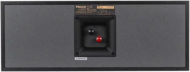 Alt view image 4 of 20 - Klipsch R-52C Powerful detailed Center Channel Home Speaker Set of 1 Black