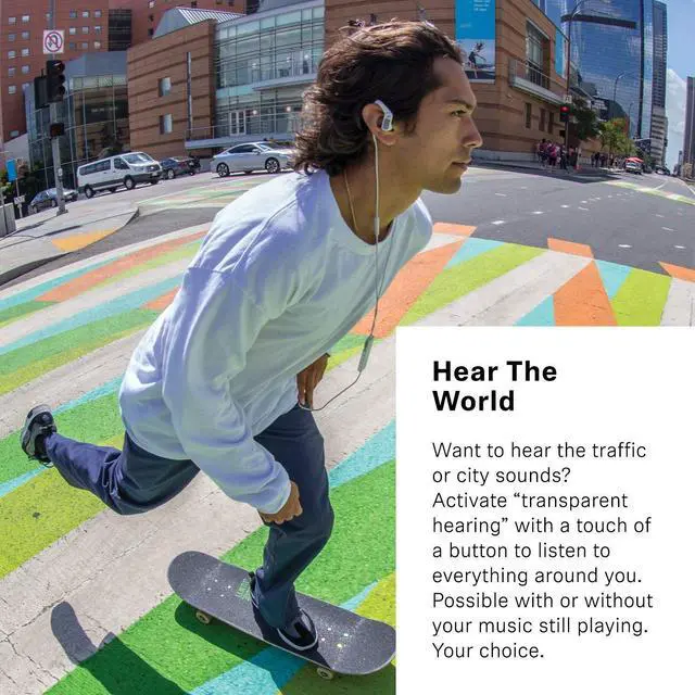Alt view image 6 of 19 - Sennheiser AMBEO Smart In-Ear Headset with 3D Audio Recording (White)