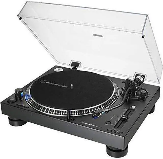 Alt view image 12 of 20 - AUDIO TECHNICA AT-LP140XP-BK DIRECT-DRIVE PRO DJ TURNTABLE