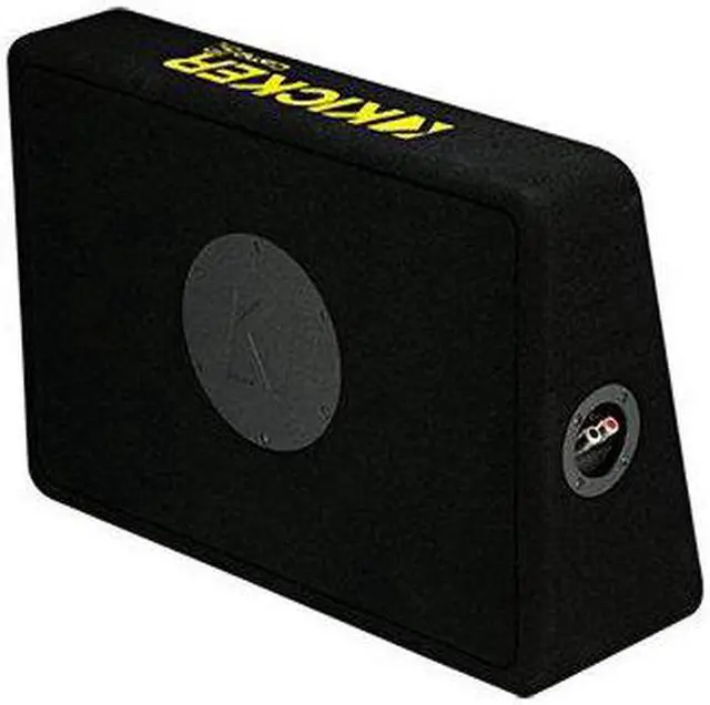Alt view image 13 of 20 - Kicker 44TCWC102 CompC 10" 600 Watt 2-Ohm Loaded Shallow Car Subwoofer Enclosure