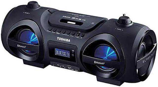 Alt view image 6 of 13 - Toshiba TYCWU500 25W Portable Bluetooth CD Boombox