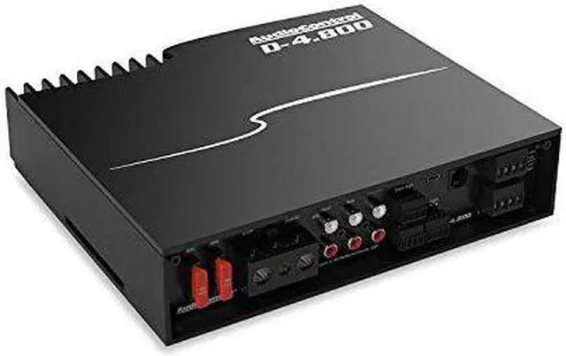 Alt view image 4 of 20 - AudioControl D-4.800 High-Power 4 Channel DSP Matrix Amplifier with Accubass