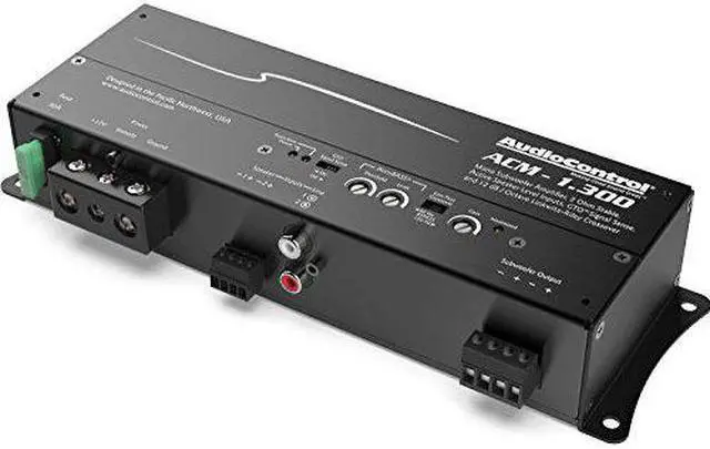 Alt view image 8 of 20 - Audio Control ACM-1.300 Monoblock Micro Amplifier with Accubass