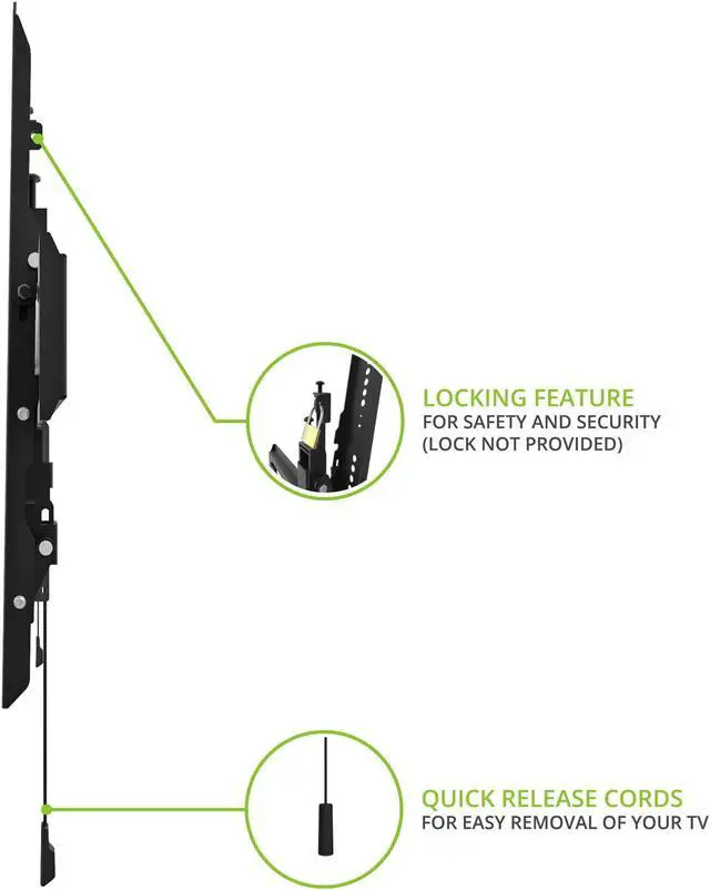 Alt view image 10 of 14 - Kanto PT400 Tilting Flat Panel TV Mount for 40-inch to 90-inch TVs