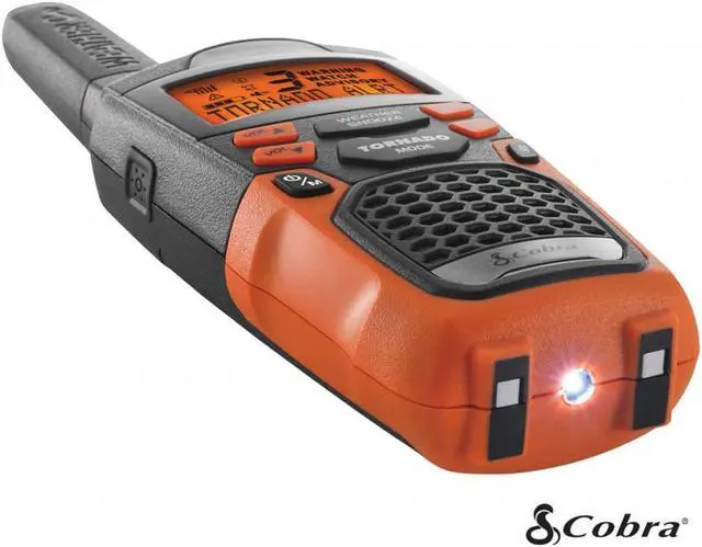 Alt view image 2 of 13 - Cobra Electronics CWR 200 Weather and Emergency Alert Radio, Orange