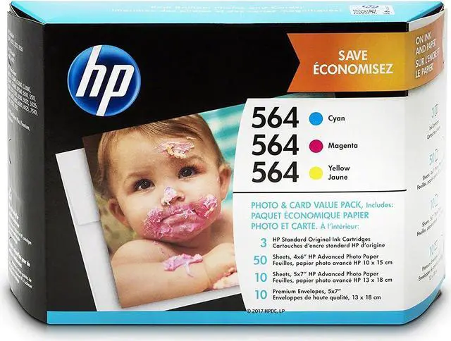 Alt view image 9 of 9 - HP 564 PHOTO AND CARD VALUE PACK, 70 SHEETS