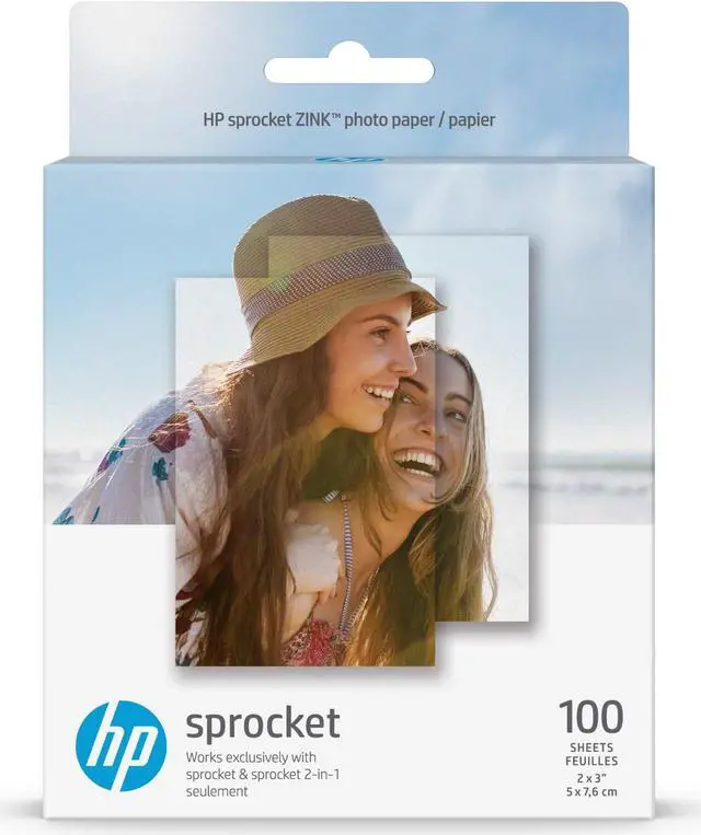 Alt view image 11 of 16 - HP - Sprocket ZINK(R) Photo 2" x 3" 100-Count Paper - White