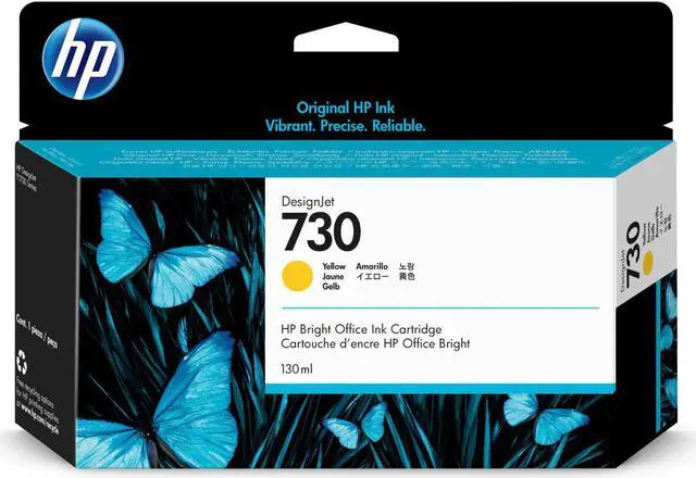 Alt view image 4 of 10 - HP 730 Ink Cartridge - Yellow