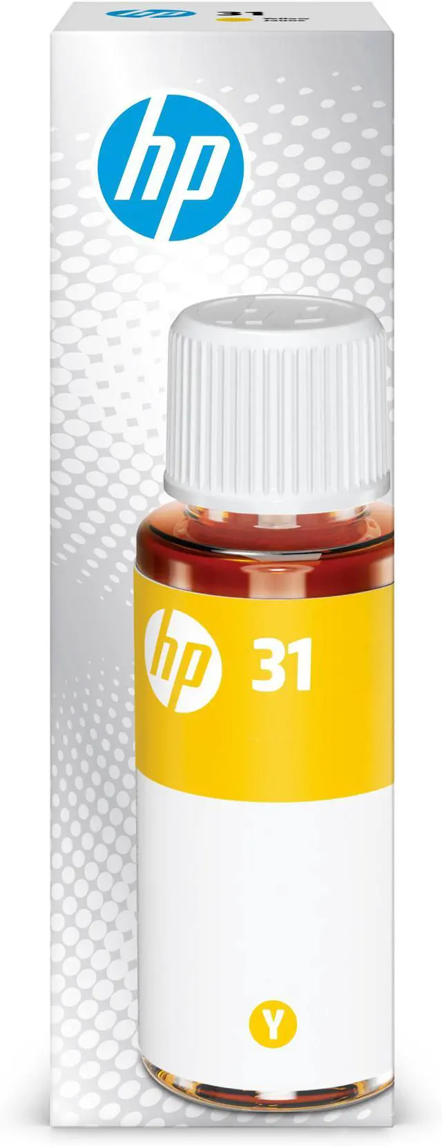 Alt view image 2 of 16 - HP 31 70-ml Yellow Original Ink Bottle, 1VU28AN