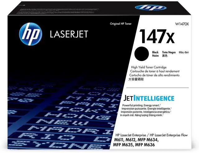 Alt view image 3 of 20 - HP 147X High Yield Black Original LaserJet Toner Cartridge, ~25,200 pages,